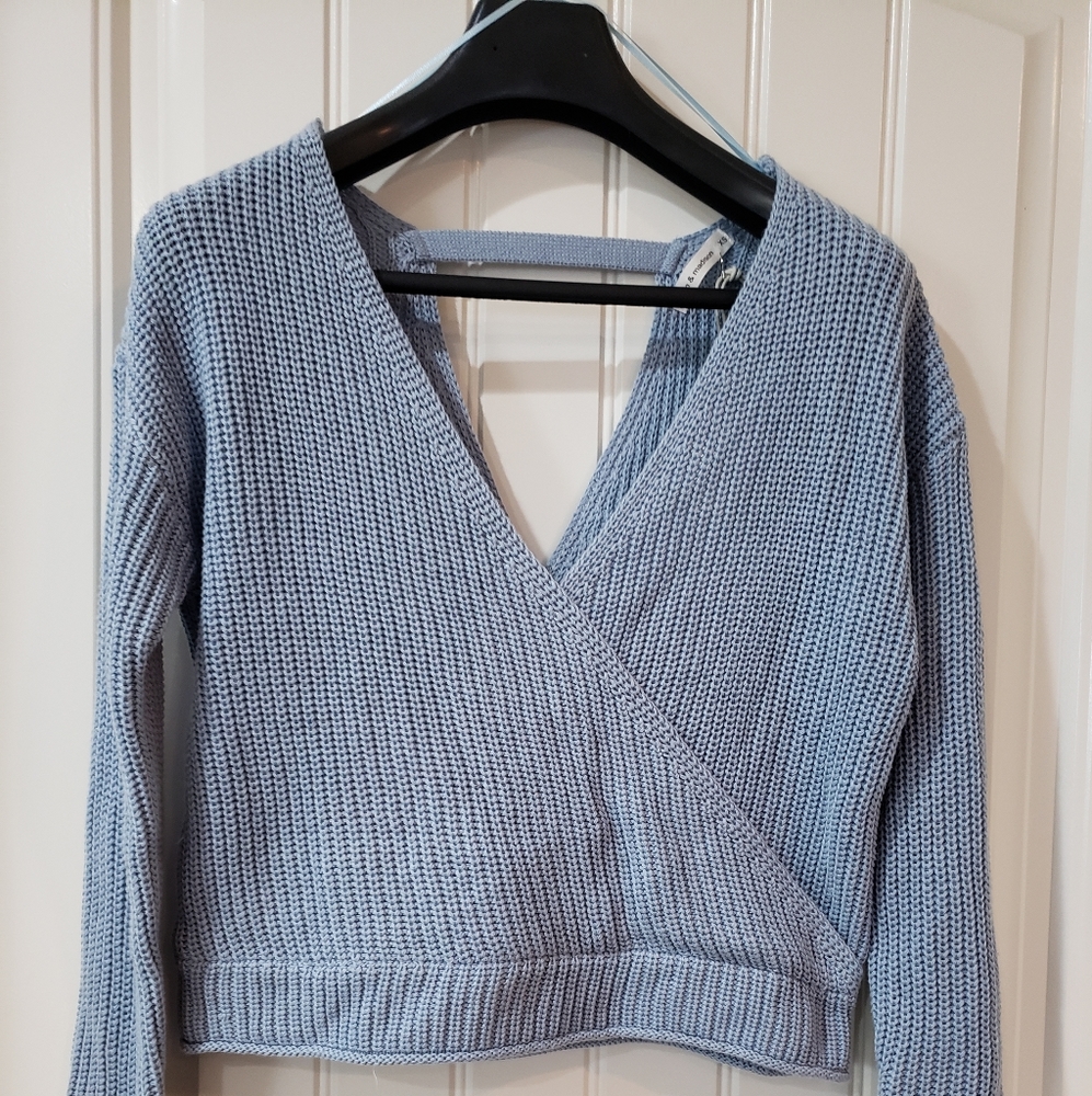 V-Neck Knitted Sweater